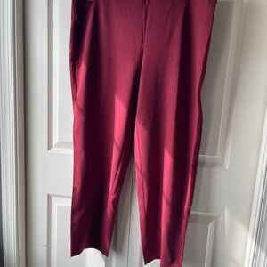 Zac & Rachel Women’s Deep Red Dress Pants